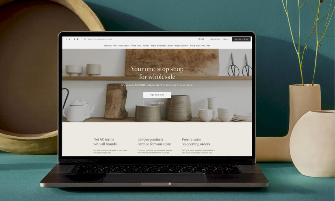 Jewelry retailer reviewing wholesale net terms documents