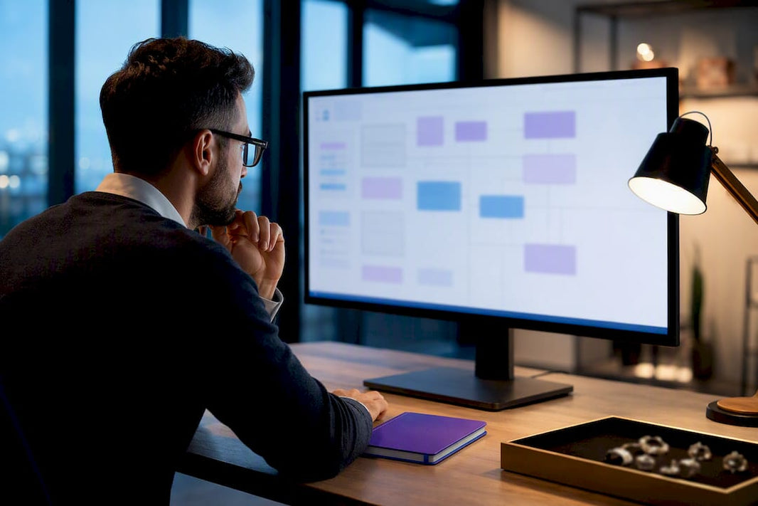 Architect reviewing supplier data integrations