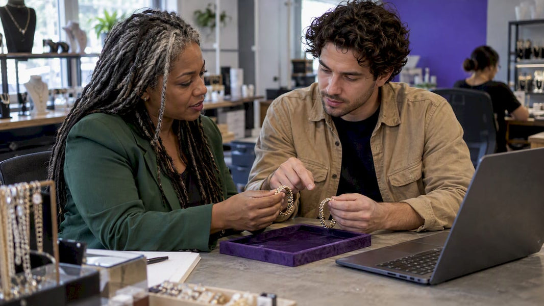 Jewelry partners compare matching bracelets and pricing