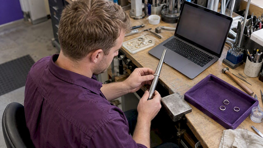 Supplier checking ring size against product data